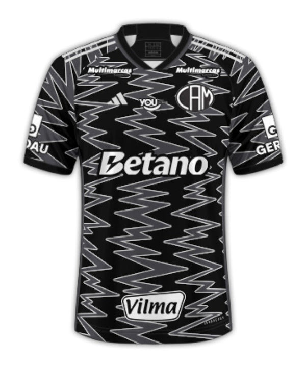 Camisa Atlético Mineiro 24/25 III Third - Todos os Patrocínios - Versão Torcedor
