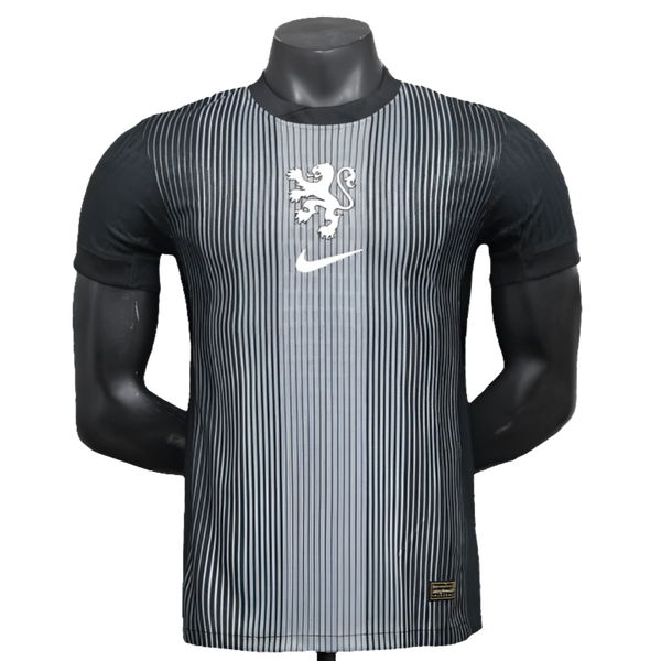 Camisa Países Baixos 25/26 Goleiro - Preto - Versão Jogador