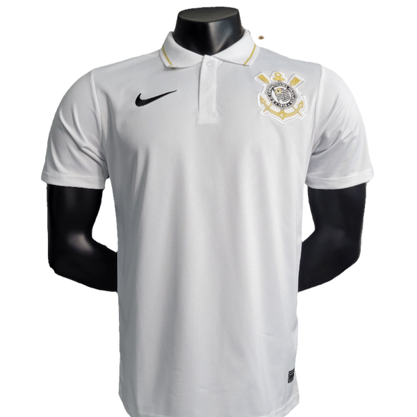Camisa Corinthians 23/24 Edição Polo - Branco - Versão Torcedor