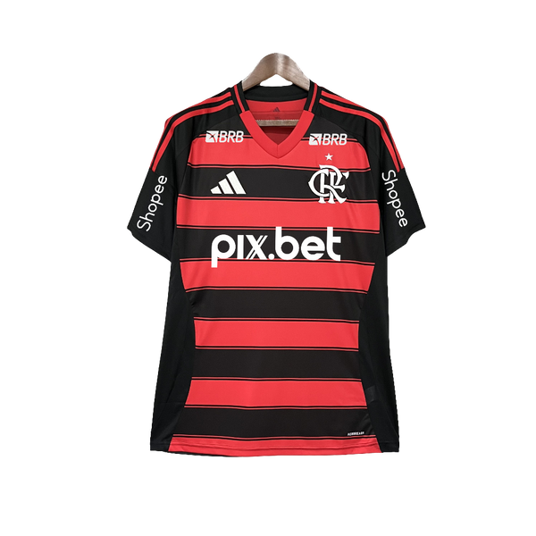 Camisa Flamengo 25/26 I Home - Todos os Patrocínios - Versão Torcedor