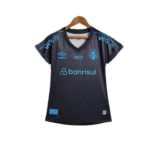 Camisa Grêmio 23/24 III Third - Todos os Patrocínios - Feminina