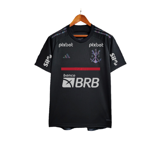 Camisa Flamengo 23/24 III Third - Todos os Patrocínios - Versão Torcedor