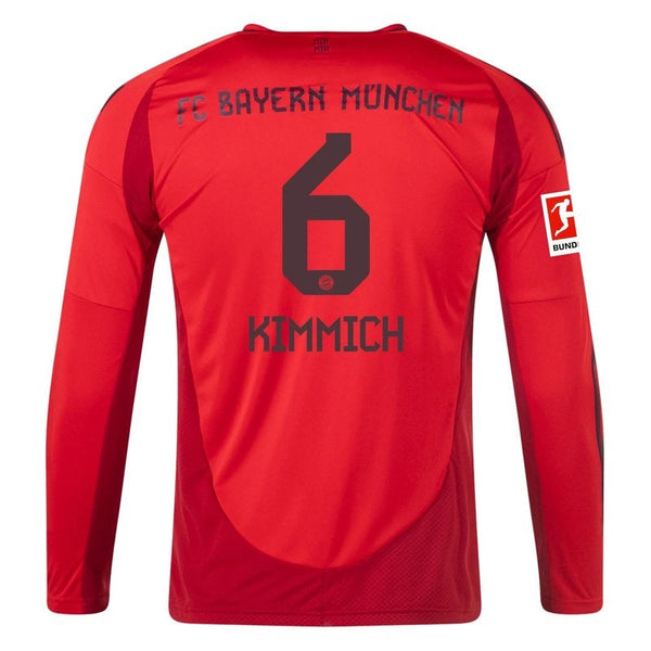 Camisa Joshua Kimmich Bayern de Munique 24/25 I Home - Manga Longa